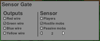 Corner kill maze - sensor settings