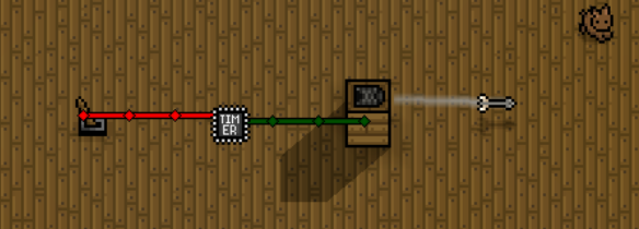 Arrow trap example, with timer