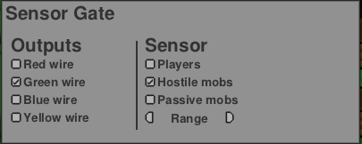 Sensor setting